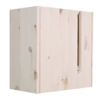 디아로마 프리미엄 레드파인 원목 1단 핸드타올 케이스/디스펜서, 베이지, 1개