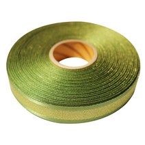 금비코리아 선물포장 리본 이중펄주자 15mm, MX 05 카키, 45m