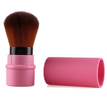 라이프포인트 1909 수납형 블러셔 브러쉬, 핑크, 1개