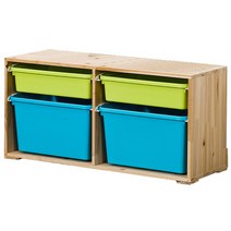 포메리트 삼나무 바스켓 수납장 2열 와이드 B형, 혼합 색상