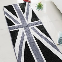 아포아룸 플래그 UK 퀼팅 주방매트, 모노