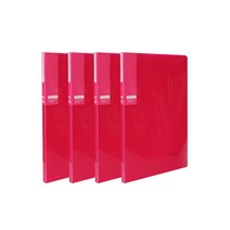 희망화일 아이콘 칼라 화일 10P 내지 고정형, 분홍, 4개입