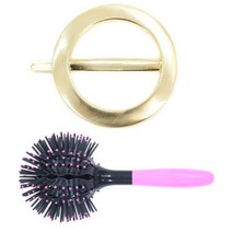 루머스 볼드써클 메탈 헤어핀 세트 HRC183 + NDP078, 무광골드, 1세트