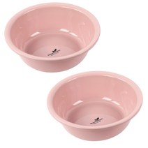 리버그린 파스텔 세면대야 대, 핑크, 2개입