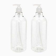 병도매닷컴 투명 디스펜서 투명캡 DN 1000, 2개입