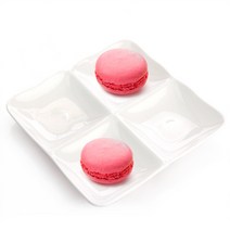 젠 마돈나 11 1/2 4칸 디바이드 접시, 화이트, 1개