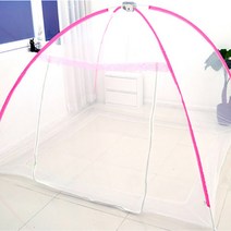 수지씨앤엘 원터치 모기장, 핑크