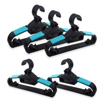 스타 논슬립 성인용 옷걸이 블랙, 스카이블루, 50개입