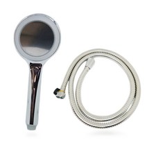 성우 수전세트 디럭스 프리미엄 헤드 + 국산 샤워 호스 1.5m, 1세트