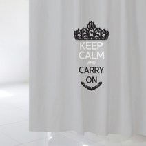 디자인수풀 북유럽 스타일 샤워 커튼 sc38 + 플라스틱고리 12p, 1개