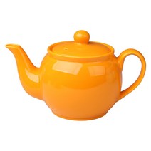 차모아 캐서린 미니멀 컬러티포트 티팟, 오렌지, 500ml