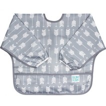 범킨스 슬리브드빕 긴팔 방수 턱받이, 애로우, 1개