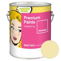 노루페인트 팬톤 멀티 에그쉘광 페인트 4L, Pastel Yellow (11-0616), 1개