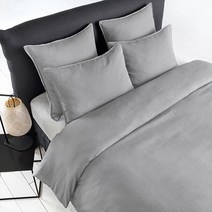 라흐두뜨 린넨 심플 이불 커버, glacier grey