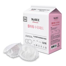 마이비 플라워 수유패드, 132매, 1팩