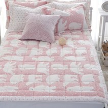 지베딩 미쓰곰도리 착색번아웃 극세사 패드, 핑크