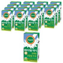 베지밀 에이 담백한 고칼슘 두유, 190ml, 16개