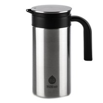 핫콤 대용량 스텐 물병 HCR-1500, 블랙, 1.5L