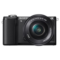 소니 A5000L 미러리스 카메라   SELP1650 파워줌 렌즈 KIT, A5000 (블랙)