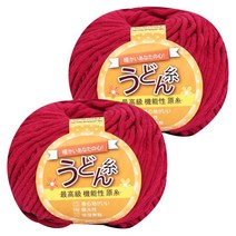 실바람 극세사 수면 뜨개실 우동사 2p, 15 장미