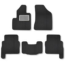 미소 이중 벌집 카매트 일반형 + 메탈 레이싱 발판 패드, 현대 산타페CM (일반페달) (2008년 ~ 2009년), 블랙