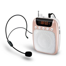 컴스 휴대용 유선 마이크 앰프, WW501, 핑크