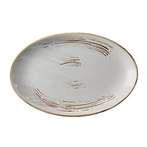에라토 백제 민 타원 접시 D-0988, 혼합 색상, 1개