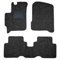 순수 코일 카매트 일반형 기아 올블랙, 카렌스Ⅱ 수동 2002.3~2006.3 (3P)