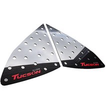 카이만 카본스타일 C필러 스포츠 플레이트 레터링 레드, 올뉴 투싼