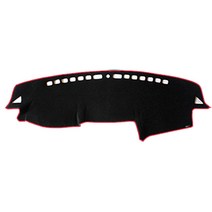 차마루 3D 논슬립 대쉬보드커버 기아, 모하비/더뉴모하비(스피커무), 블랙 + 레드