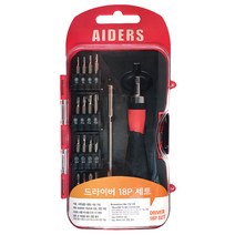 AIDERS 드라이버 18p 세트, 1세트