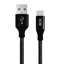 아이박스 USB 충전 케이블 1.2m Micro 5pin, 슈퍼 블랙, 1개