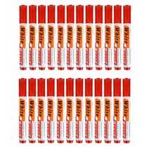 블루마토 개별형 보드마카펜 A x-882, 빨강, 24개입