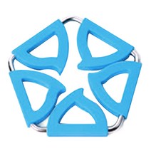 듀얼 냄비 받침대, 오각 블루, 1개