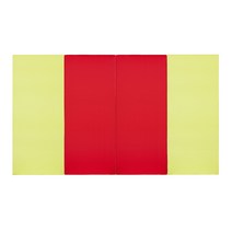 퍼니존 퍼니테라피 유아폴더매트 피스타치오비비드 시리즈6, 피스타치오 + 레드