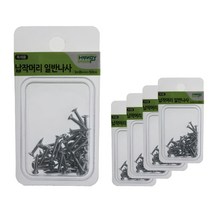 핸디맨 납작머리 일반나사 3 x 16 mm 50p, 5개입