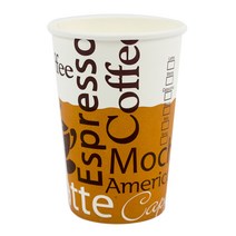 더빈썸 커피콩 테이크아웃 종이컵 300ml, 1개