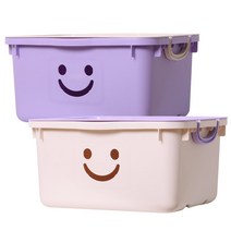 보노하우스 모던 초대형 해피박스, 바이올렛, 아이보리, 2개