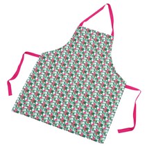 이코디 트로피칼 패턴 앞치마, 스몰화이트, 1개