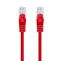 AVIVE 고급형 UTP 15m CAT5.E 랜선 케이블, RED, 2개입