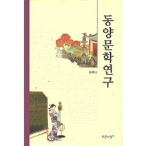 동양문학연구, 푸른사상, 김혜니 저