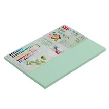 뉴씨플레인 종이문화 친환경 양면 색상지 No 18 연 옥색 60p, 1개