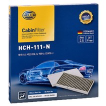 헬라 차량용 에어컨필터, 1개, HCH-111-N(G80, EQ900, 제네시스, 뉴 에쿠스)