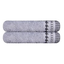 송월타월 카운테스마라 시티 세면타월, 연회색, 2개