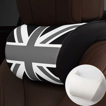 차바치 유니언잭 3세대 메모리폼 목쿠션, 블랙 + 그레이