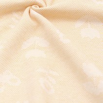 고이즈미 소프트 더블 니트 스판 튤립 패브릭원단, 옐로우