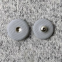 싸개스냅단추 2p세트 10mm, 그레이, 15세트
