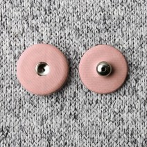 싸개스냅단추 2p세트 11mm, 핑크, 15세트
