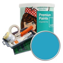 노루페인트 팬톤 내부용 실내벽면 무광 페인트 1L세트, 16-4427 Horizon Blue