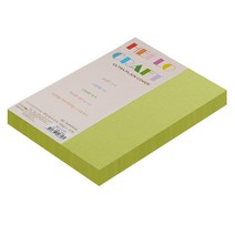 종이문화 친환경색지 레인보우카드 No.9 브라이트그린, A5, 90매
